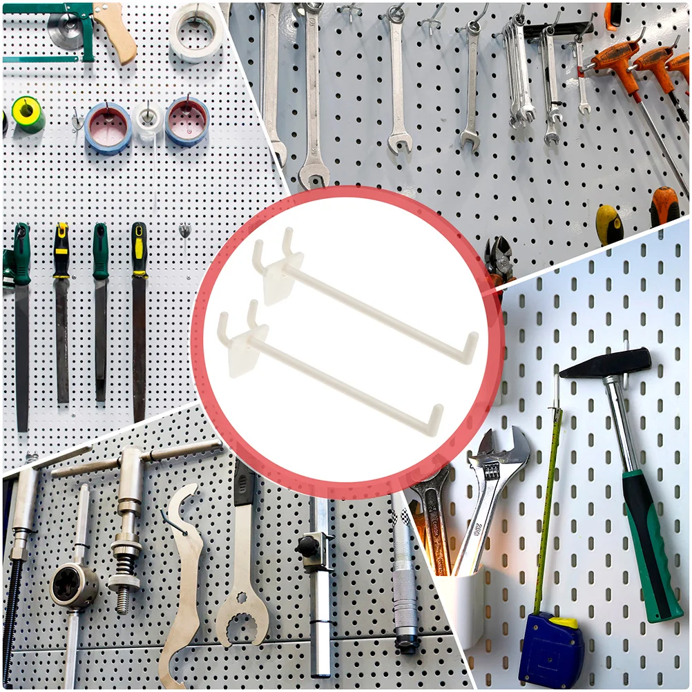 50pcs Pegboard Hooks for Hanging Durable Utility Pegboard Board Hooks for Shop Garage and Home Organization