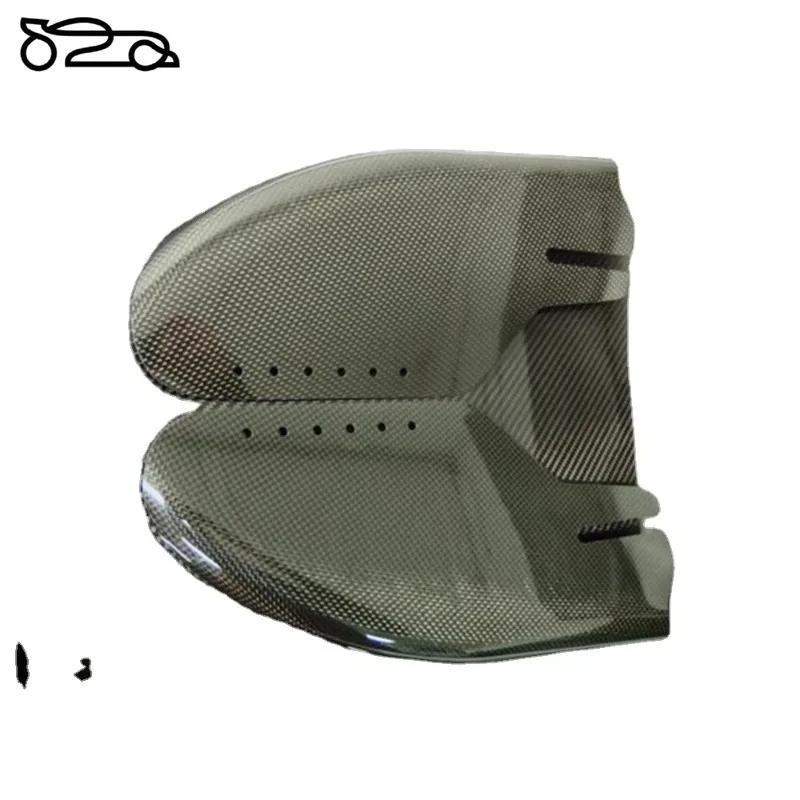 Carbon Fiber Motorcycle Exhaust Heat Hood - High Temperature, Durable and Lightweight, Universal