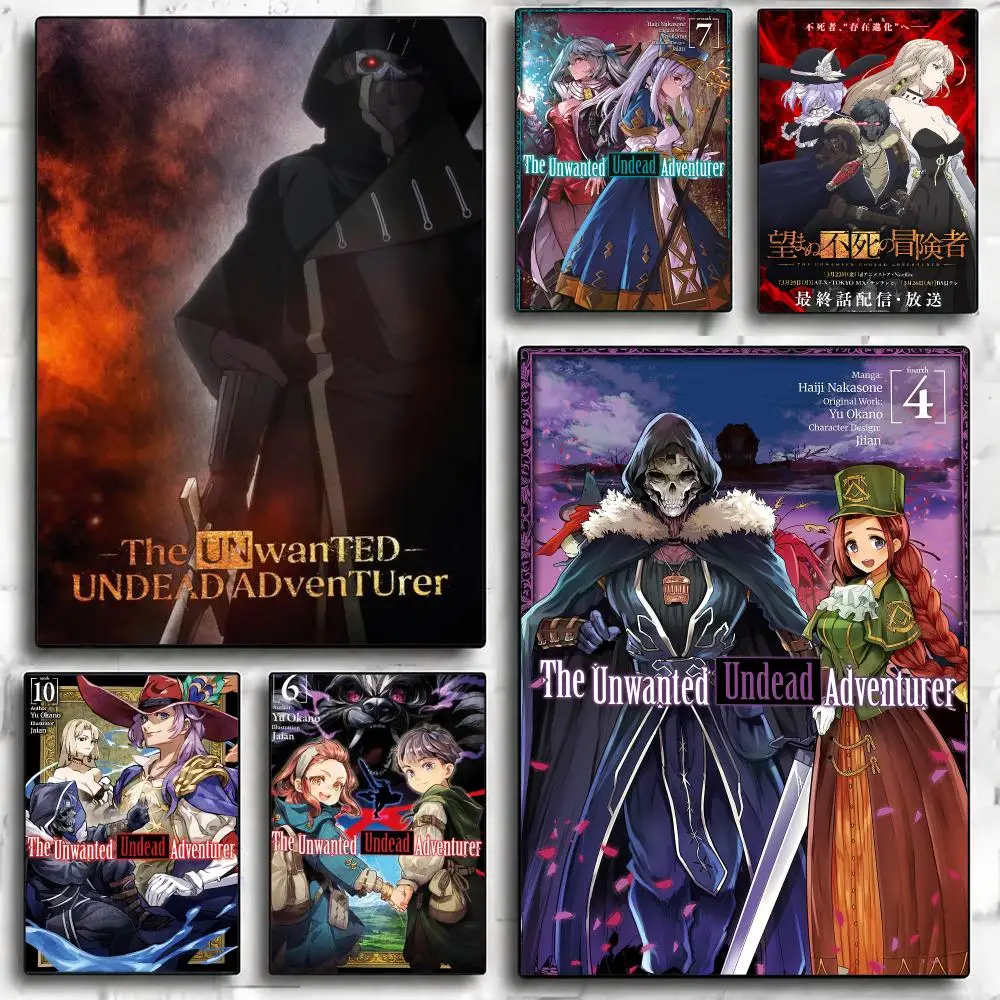 anime T-The Unwanted Undead Adventurer-R Painting Calligraphy Nature Inspired Artwork for Living Room  Home Decoration