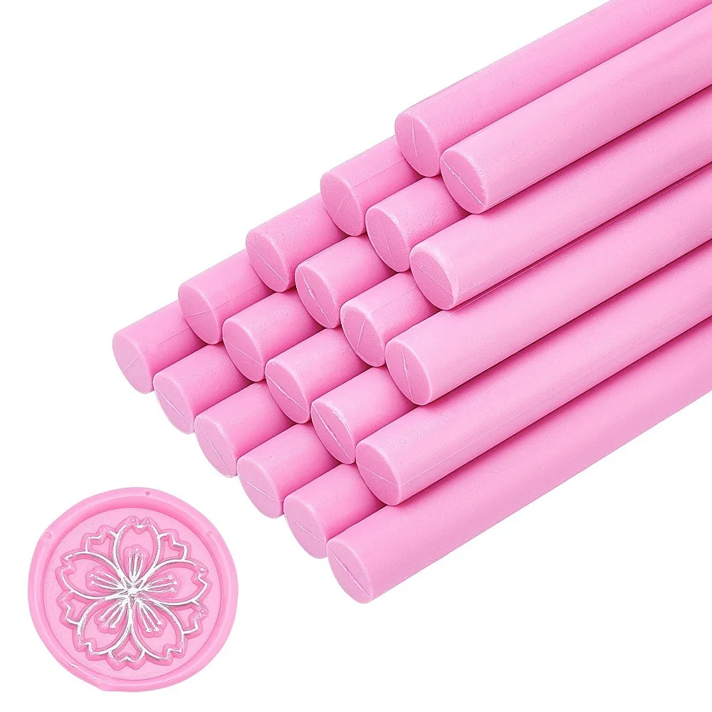 

20pcs Sealing Sticks for Retro Vintage Seal Stamp Pearl Pink 135x11mm