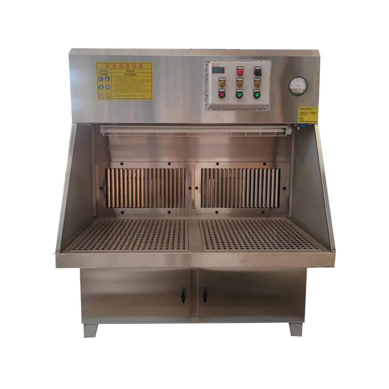New Wet Rotary Workbench Explosion-Proof Metal Aluminum Water Polish Table With Dust Collector Powder Hardware