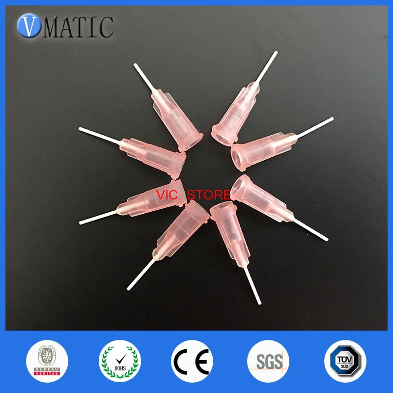 

Free Shipping 100Pcs 20G Pink 0.5'' Pp Flexibility Dispensing Needle Tips 1/2 Inch