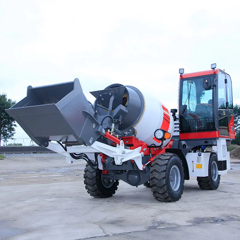 Customized Durable Structure Self Loading Concrete Mixer Truck With Long Service Life