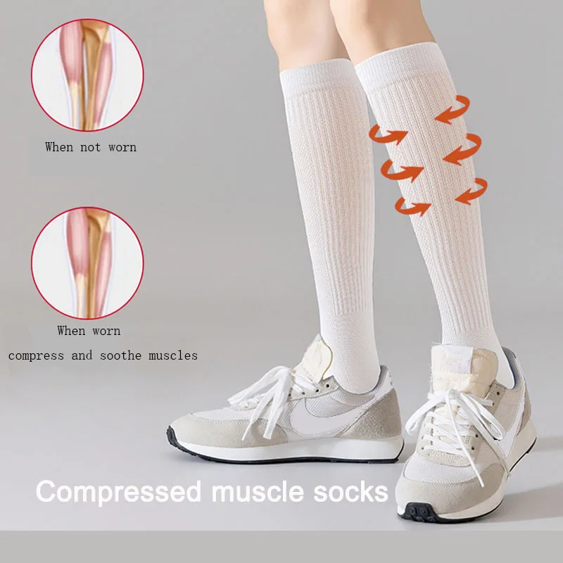 

Sports compression Socks Summer New yoga sock Anti slip Quick drying Sweat absorbing Odor proof Women calves socks Running cute