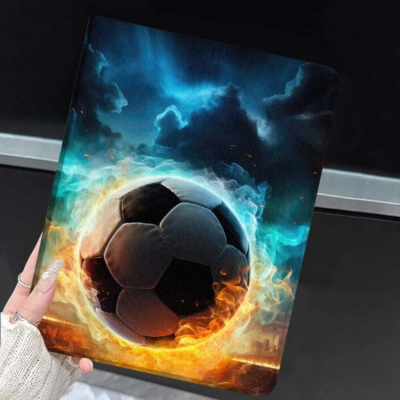 I Love Football Art Popular For Huawei MediaPad MatePad Honor Pro V6 9 V8 X9 X 10 13.3 11 Inch Pen Tray Tablet Case