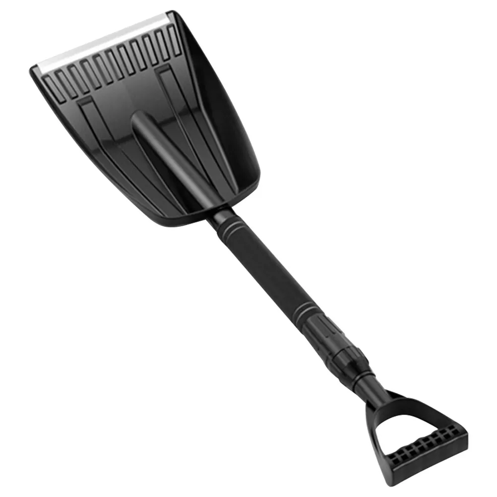 Retractable Snow Shovel Multifunction Deicing Tool for Car Driveway Outdoor Snow Removal Sturdy Camp Shovel Outdoor Tool