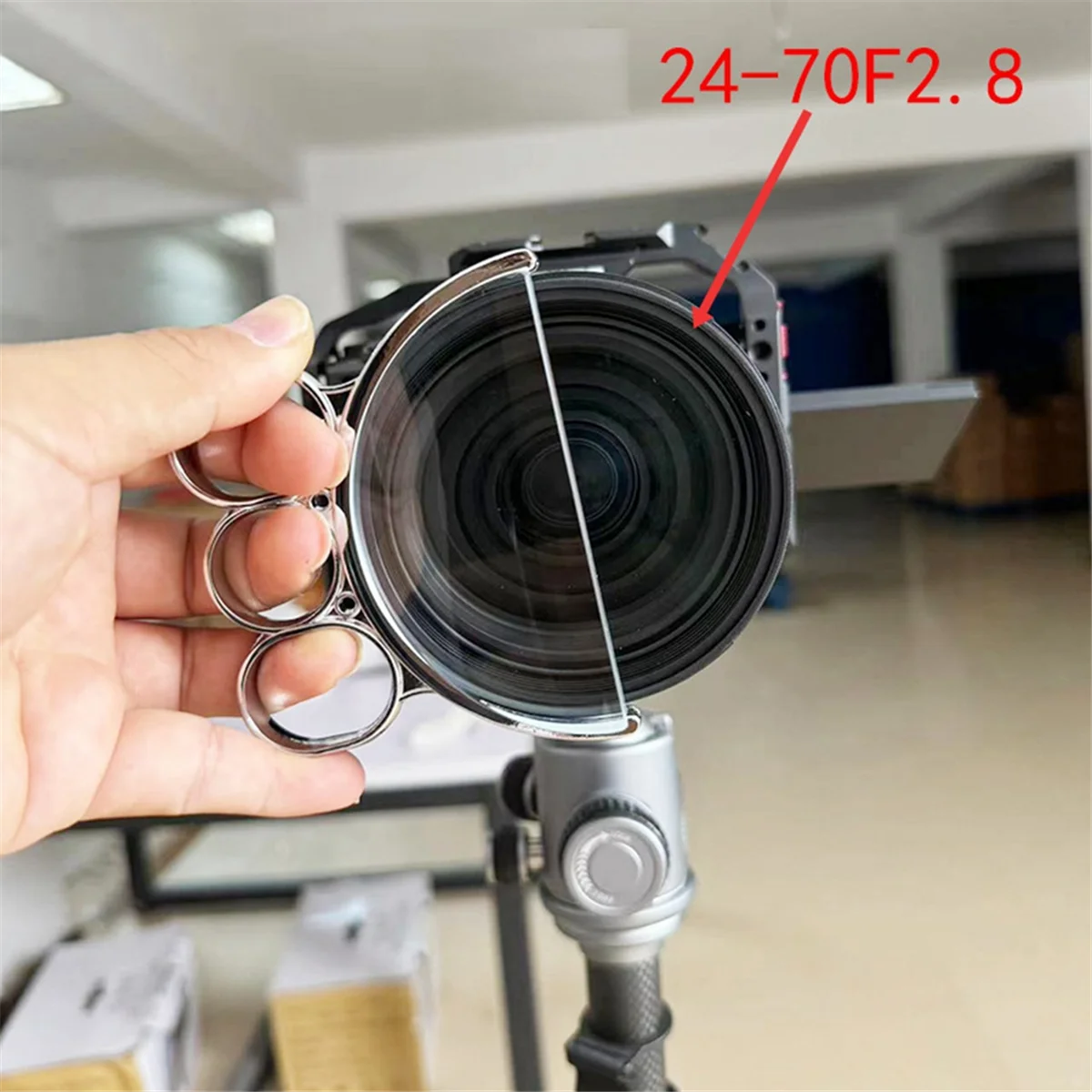 A43M 90mm SHEJI Handheld Ghost Motion Blur Super Speed Effects Filter for Photo & Video