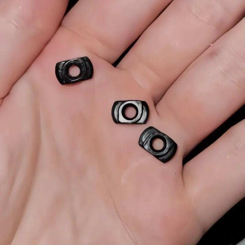 500SETS/BOX Standard M-LOK Screw Nut Assortment, 10mm 12mm Bolt M4 M5 T-Nut with L Hex Wrench