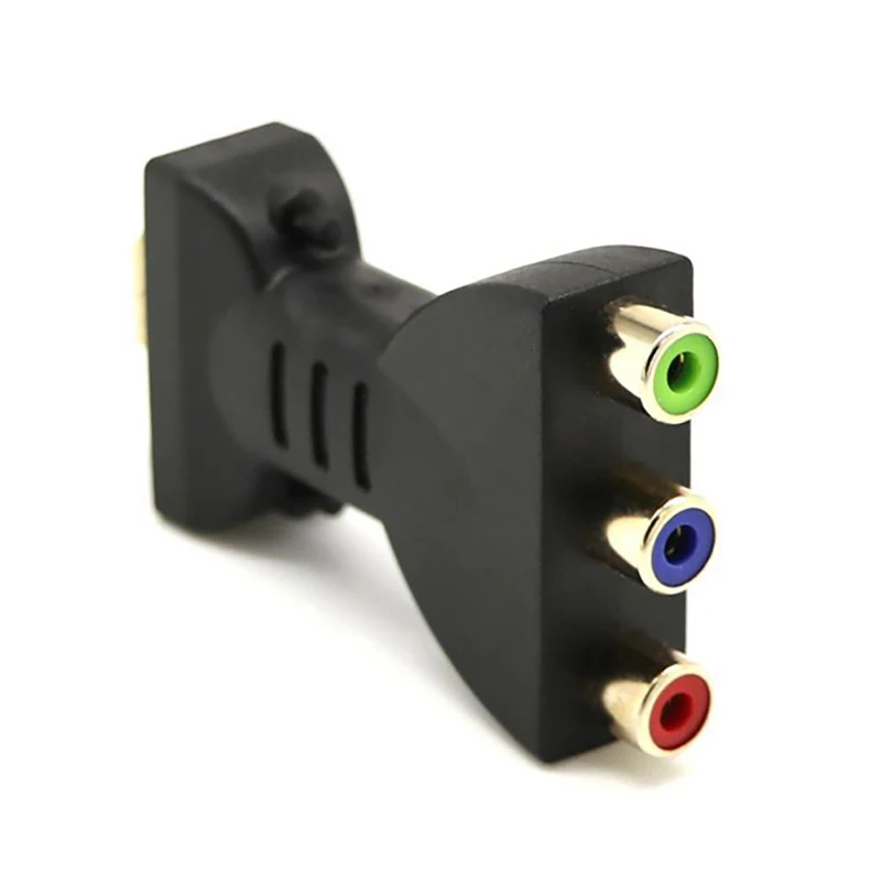 HDMl Male to 3 RCA AV female Audio Video Adapter HDTV to RCA One-Way Transmission for TV HDTV DVD Cord Connector