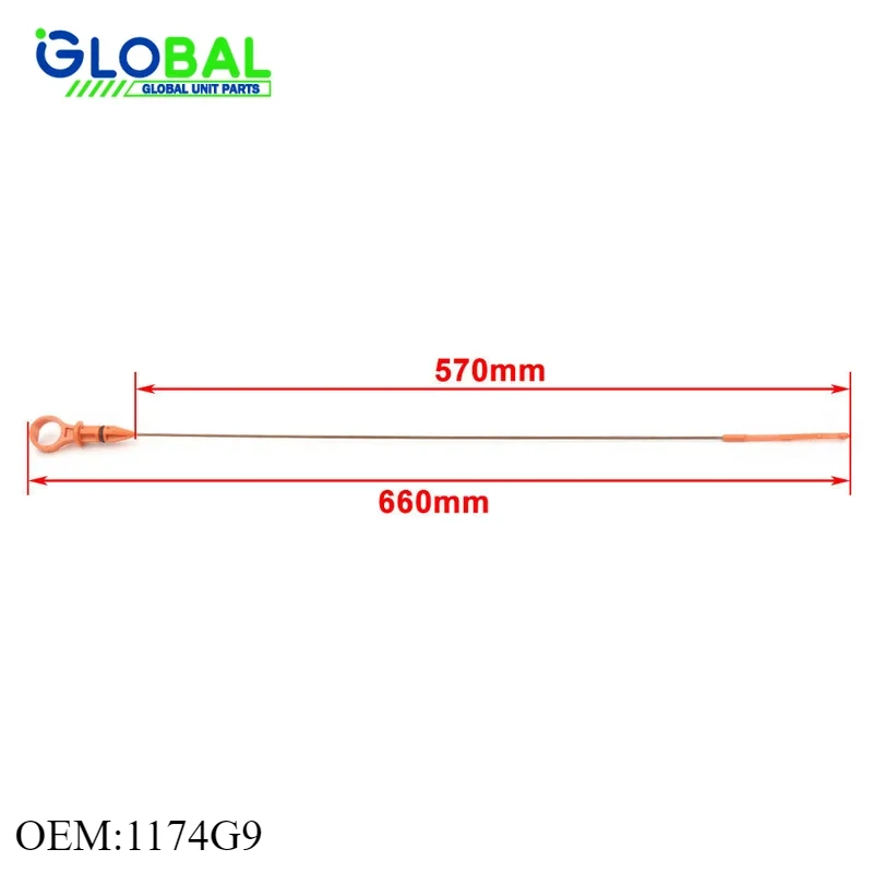 

Brand New 1174G9 Engine Oil Fluid Level Dipstick Fits For Peugeot 2.0 Hdi 308 5008 RCZ EXPERT 3