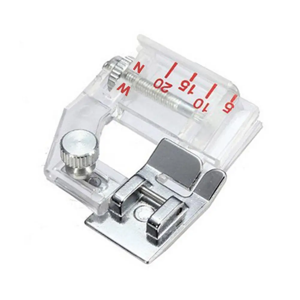 Adjustable Bias Tape Binding Foot Snap On Presser Foot 6290 For Household Sewing Machine Accessories O6q5