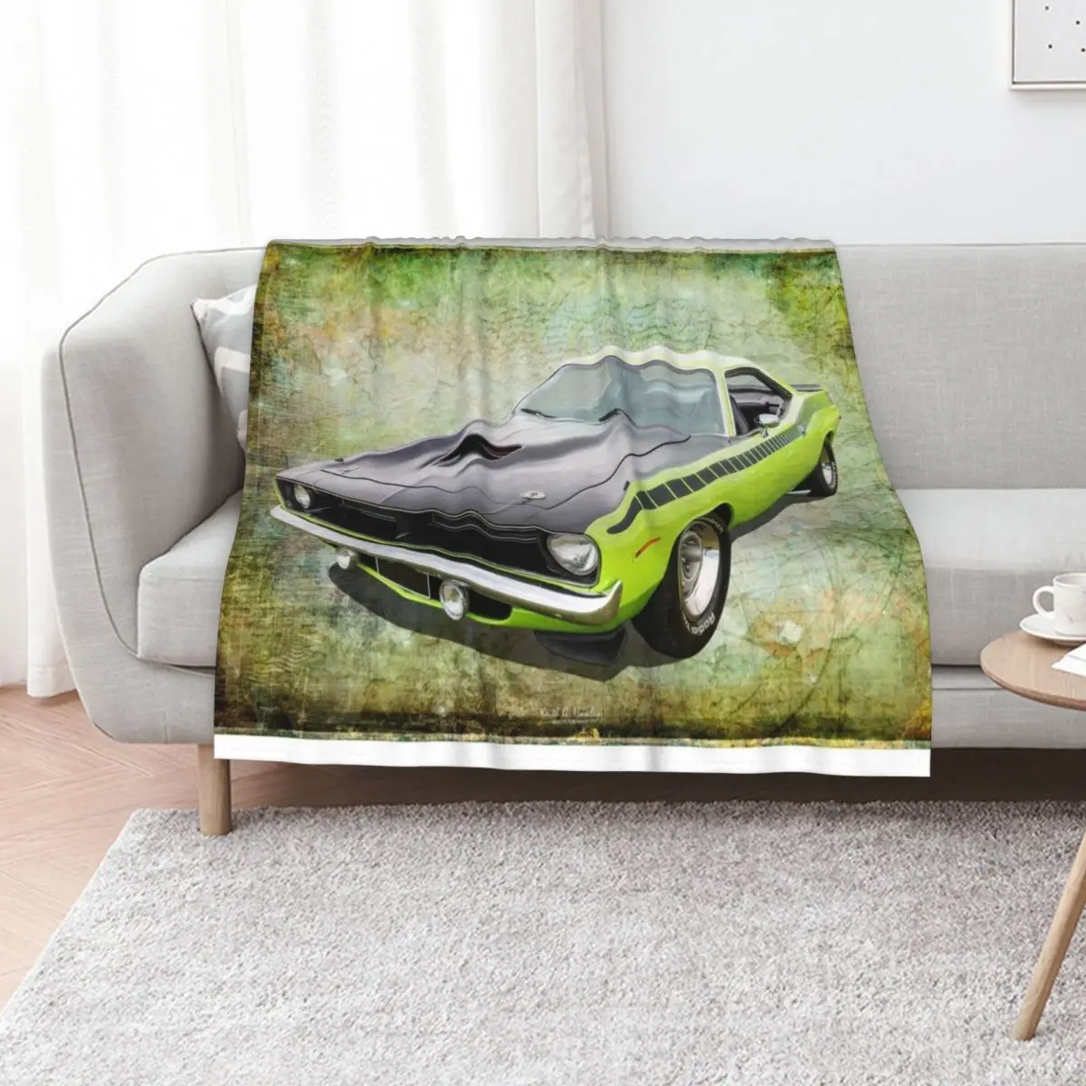 

Cuda Throw Blanket Softest bed plaid wednesday Decorative Sofas Blankets