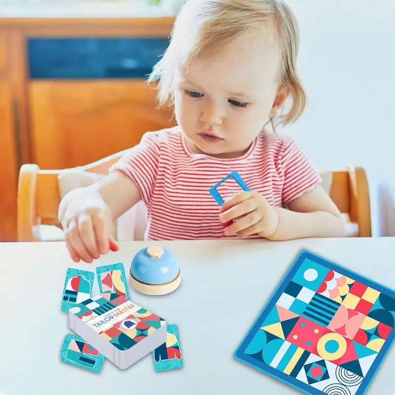 Color Matching Toys Thinking Concentration Training Toy Tailor Master Shape Matching Board Game Toys Board Games Kids