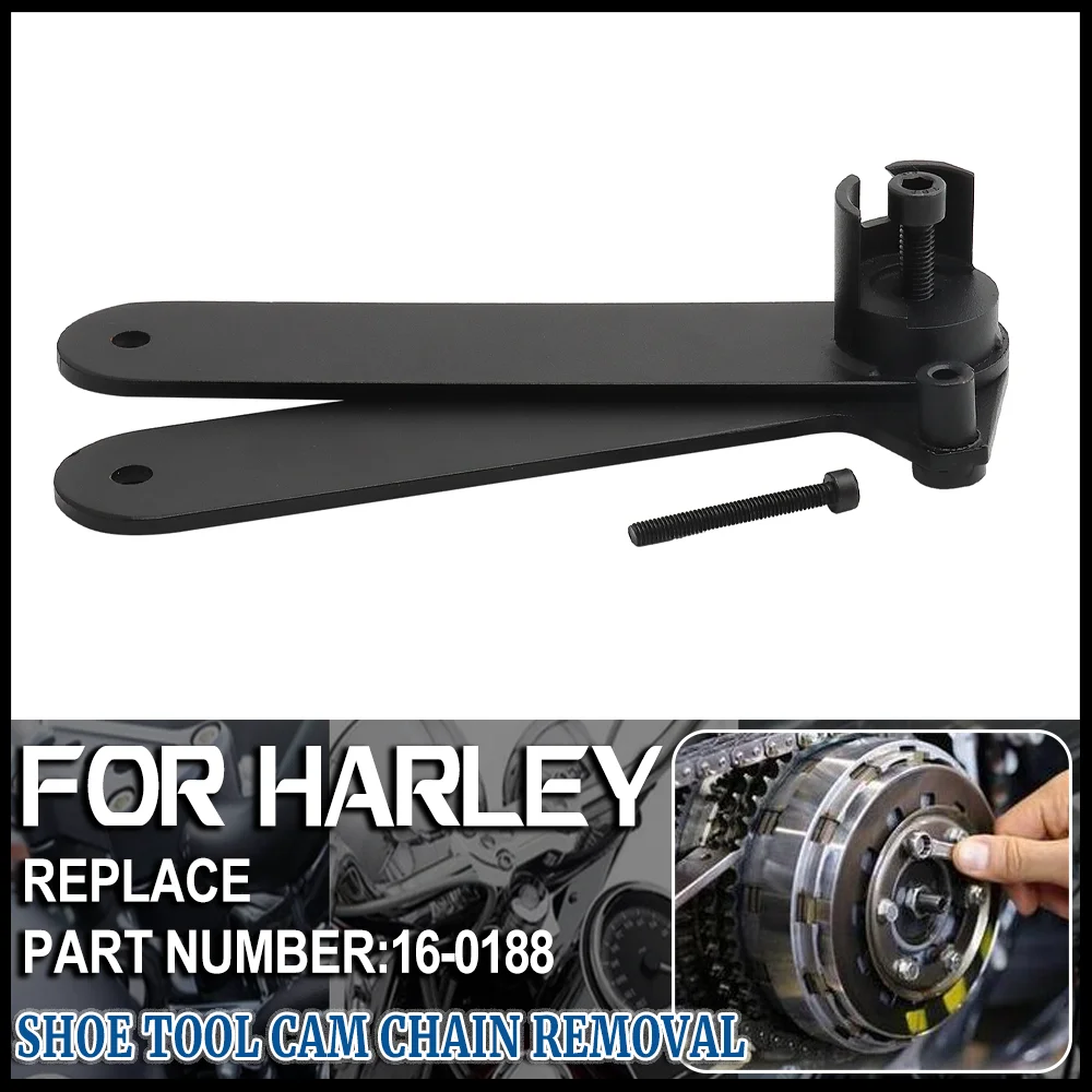 

OEM #16-0188 S4 Shoe Tool Cam Chain Removal For Harley Road King Electra Glide Softail FLH FLST FXST FXD Fits TC V-Twin 99-2006