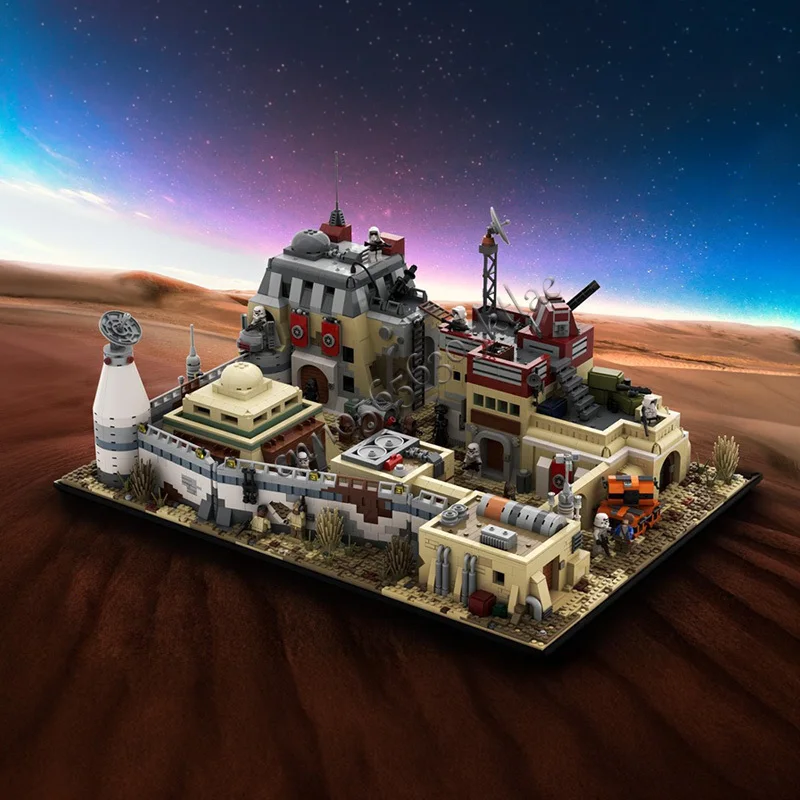 

New 4566 PCS MOC Star Battle Defense Base Model Building Blocks Bricks Creative Assembly Educational Toys Popular Birthday Gifts