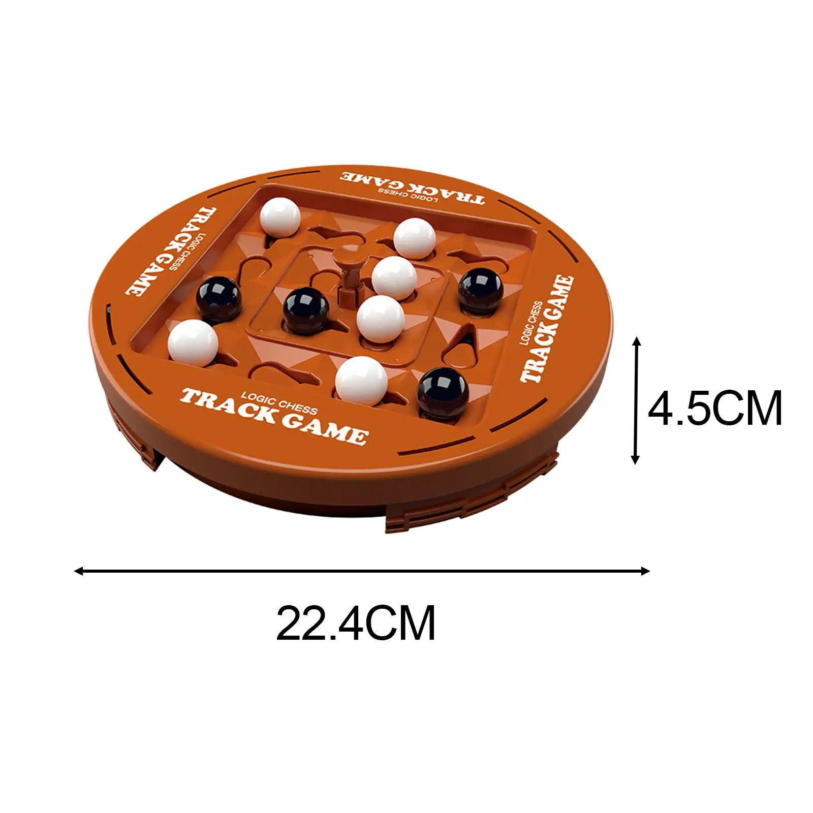 

Chess Logic Game Puzzle Toy Logical 2-player Judgment Gift Educational Checkers Game Interactive for Leisure Vocation Travel