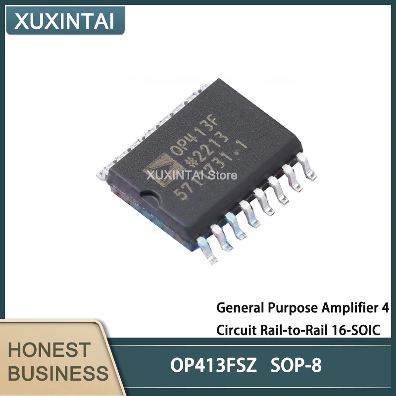 5Pcs/Lot   New Original  OP413FSZ OP413  General Purpose Amplifier 4 Circuit Rail-to-Rail 16-SOIC