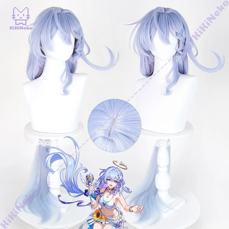 Game Honkai Star Rail Robin Cosplay Wig Robin Summeretto Cosplay Hair For Hallowmas Comicon Party Adult Women Man