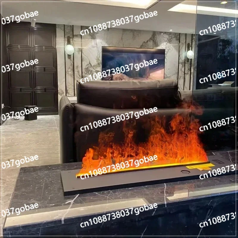 700MM Fireplace Modern Atomizing Furnace Humidifier Colorful Frame Power Supply Decorative Cold Flame Automatic Water Filling