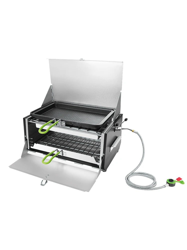 

Портативная складная уличная печь-барбекю 2026 BRS-16/16B бездымная, двойного назначения, для автопутешествий и дома