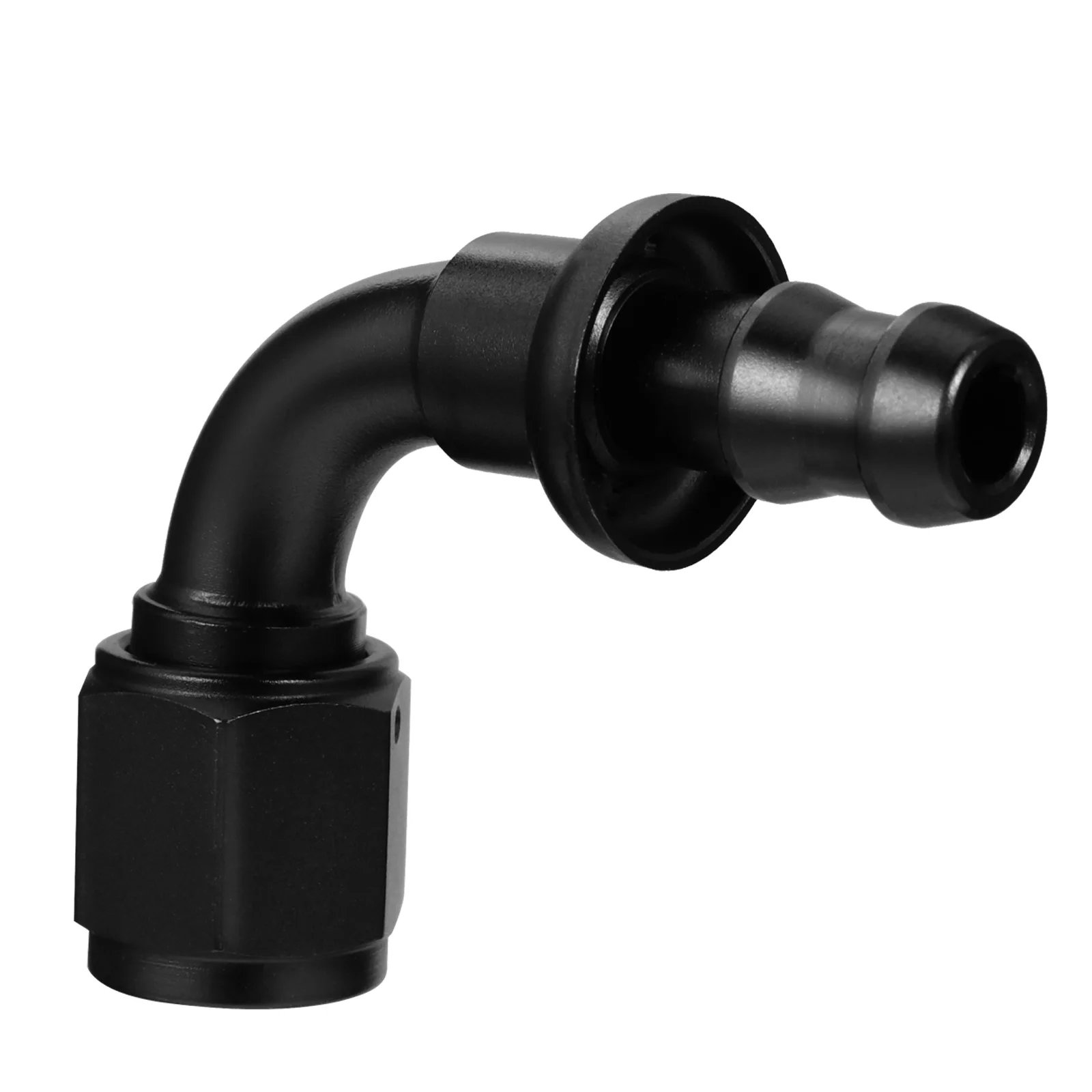 

Aluminum Alloy Push On Hose Fitting for Fuel Oil Engine Water Transfer Full Flow Car End Lock Connector Adapter