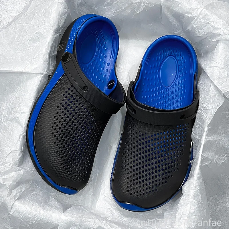 Men's Summer Non-Slip Toe-Toe Sandals for Outdoor Use, Large Size Sports Beach Slippers