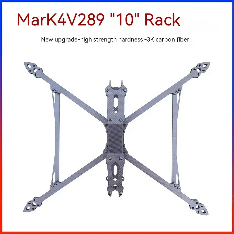 

Mark4 8 9 10 Inch V2 Version Rack Carbon Fiber Drone Rack Traversal Aircraft Aerial Drone