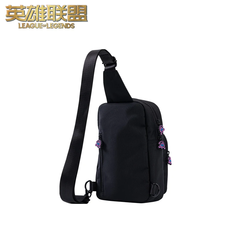 LOL Arcane Jinx Graffiti Chest bag Travel Pouch Backpack Boy Girls School Fashion Crossbody Bag