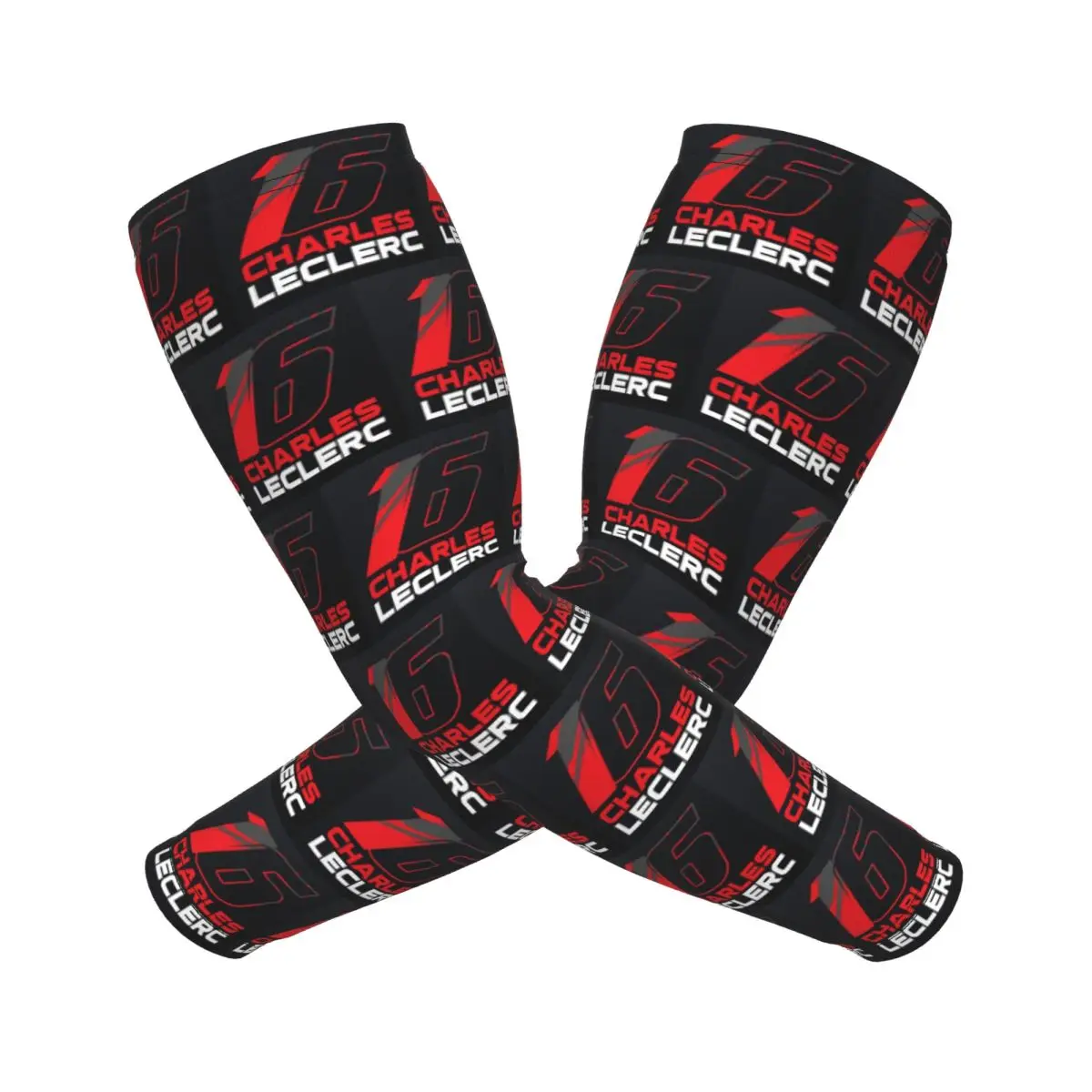 

Charles Leclerc 16, V3, рукава для мужчин и женщин, защита от солнца и ультрафиолета, татуировка, спортивное охлаждение, езда на велосипеде