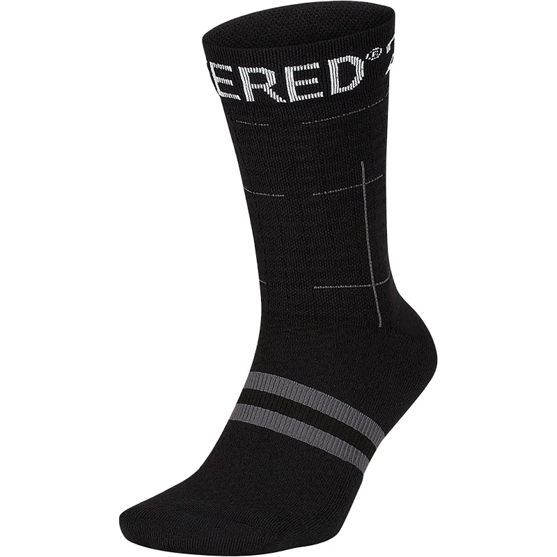 Nike genuine JORDAN Men's and Women's Shock-absorbing Basketball Sports Socks SX7814-010 view 5