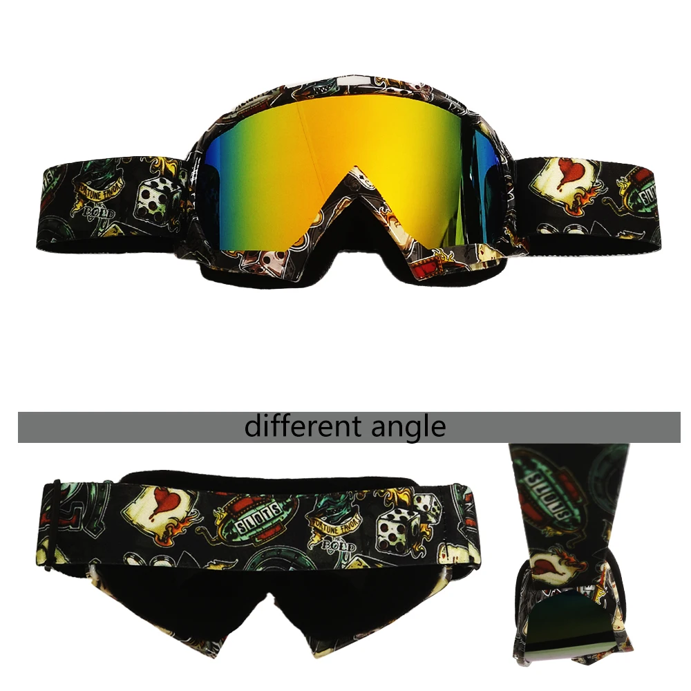 نظارات ركوب الدراجات للرجال ، نظارات موتوكروس ، لوح تزلج الدراجات النارية ، لوح التزلج ، السباق ، نظارات إندورو للتزلج ، عدسات عالية الدقة ، نظارات دراجة نارية ، جديدة #5