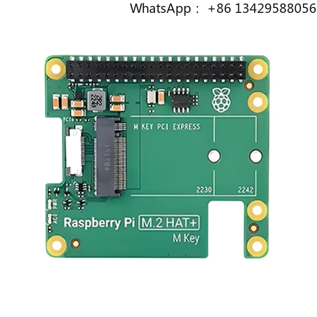 

GGDX Raspberry Pi M.2 HAT+ Official Original Pcie to M.2 Nvme Ssd M.2 Hat+ for 5