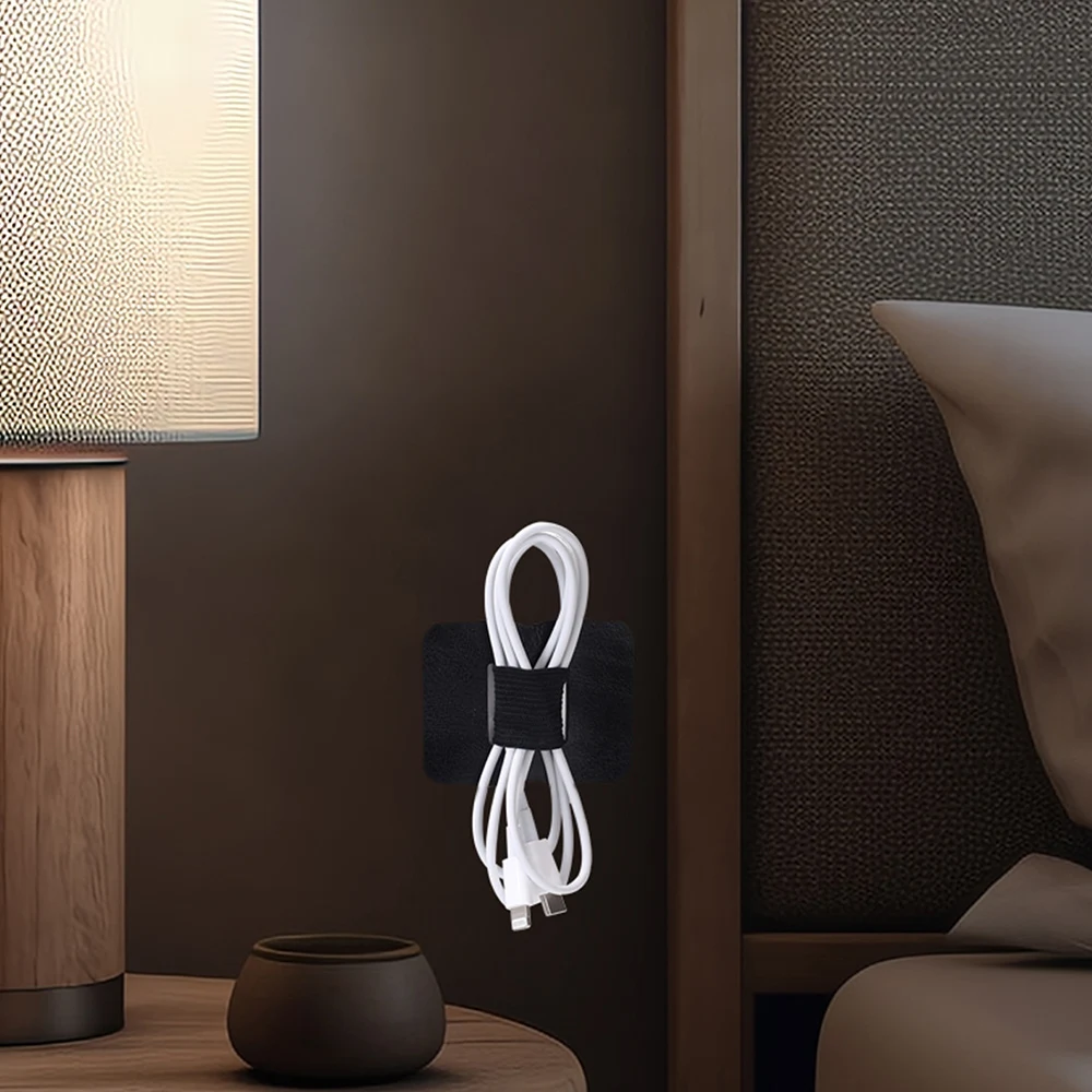 PU Pen Clip Self-adhesive Pencil Holder Creative Pen Clip Strap Elastic Pen Loop Convenient Rubber Band Pen Plug For Notebook