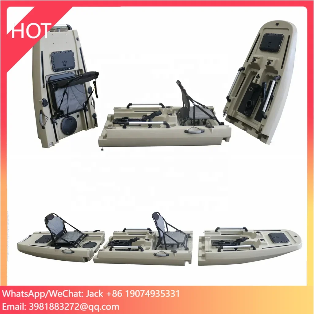 

Vicking 14,5 футов, 2 человека, модульная 3-секционная съемная педаль для рыбалки, каяк, туристический каяк, сертификат CE, 3-летний каноэ/каяк