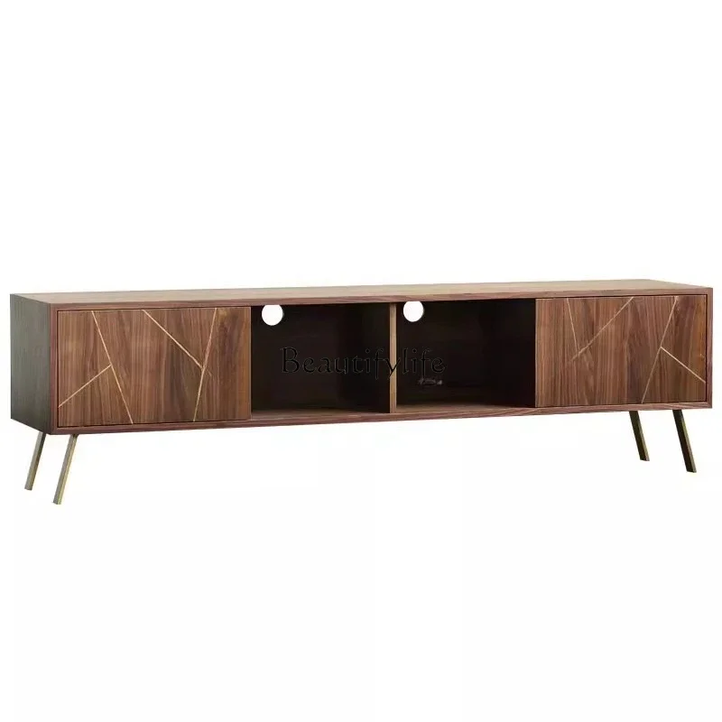 ls 42Italian light luxury modern simple creative storage cabinet living room villa TV cabinet furniture