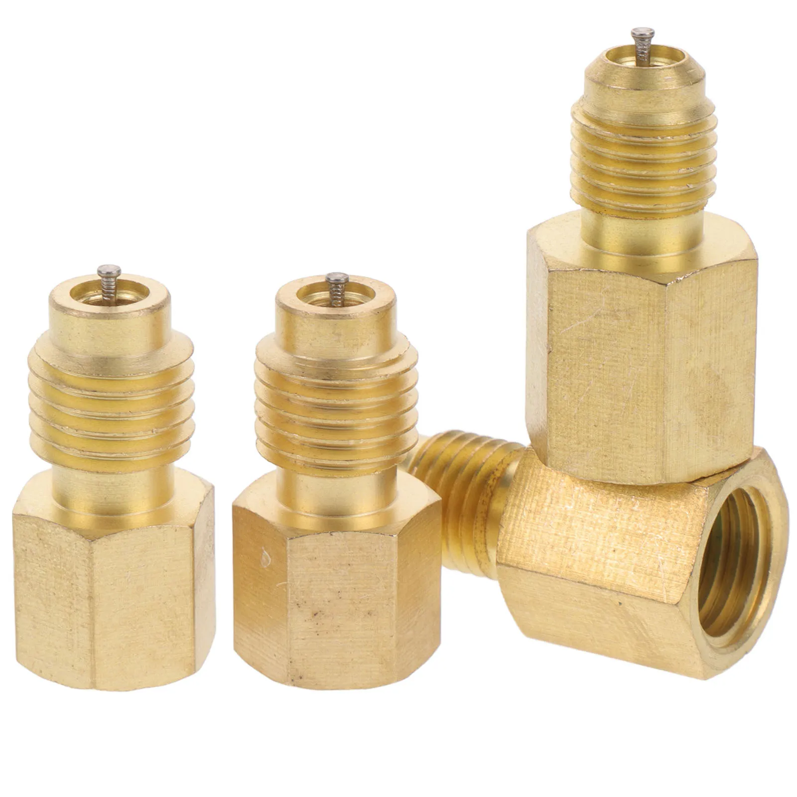 

2Pairs Car Air Conditioner Adapters Quick Connector Refrigeration System Parts Compatible with Multiple Car Models