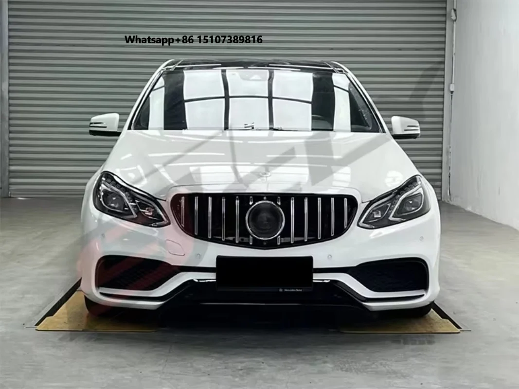 Car Facelift Body Kits for  W212 E Class 09-13  Old to New 14-16 E63 Bumper Kits Hood Fender Headlight Taillight