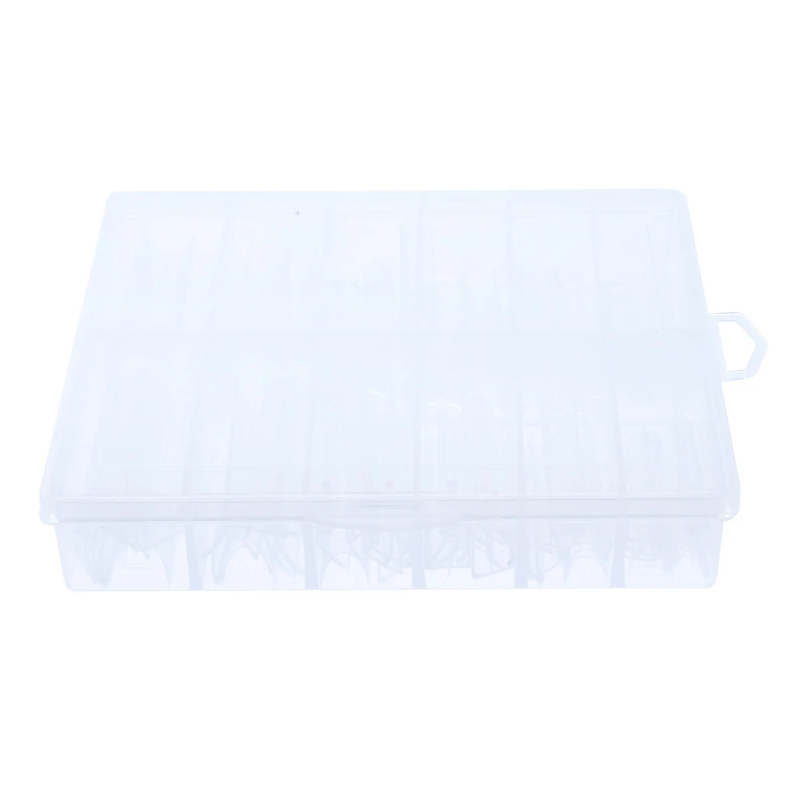 

120Pcs Crystal Nail Forms Clear Gel Acrylic Nail Extension Molds C Curve Salon Use Molds for Gel Nails