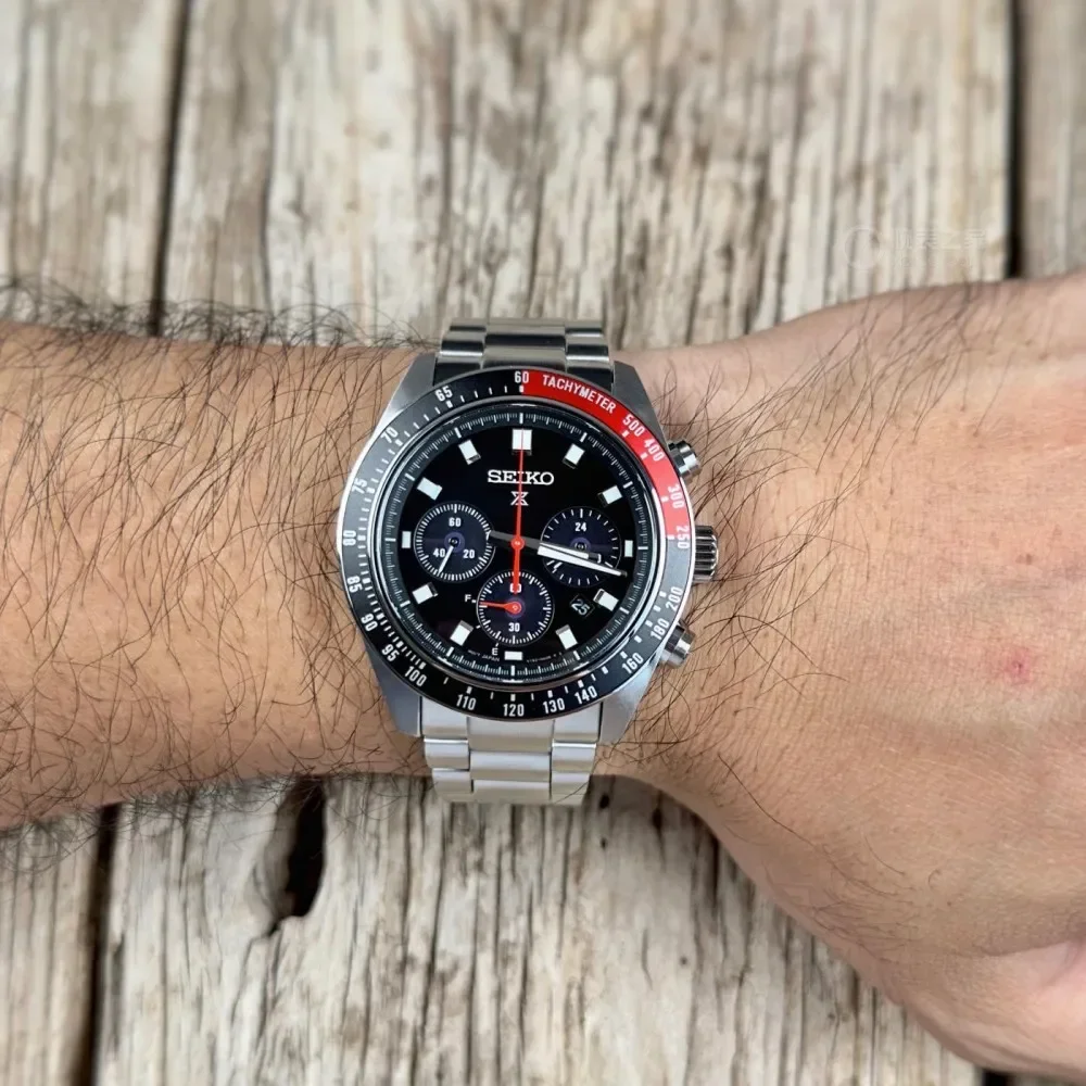 Seiko العلامة التجارية الفاخرة أزياء الأعمال عارضة الرياضة متعددة الوظائف كرونوغراف حار بيع رجل غير الميكانيكية كوارتز ساعة معصم