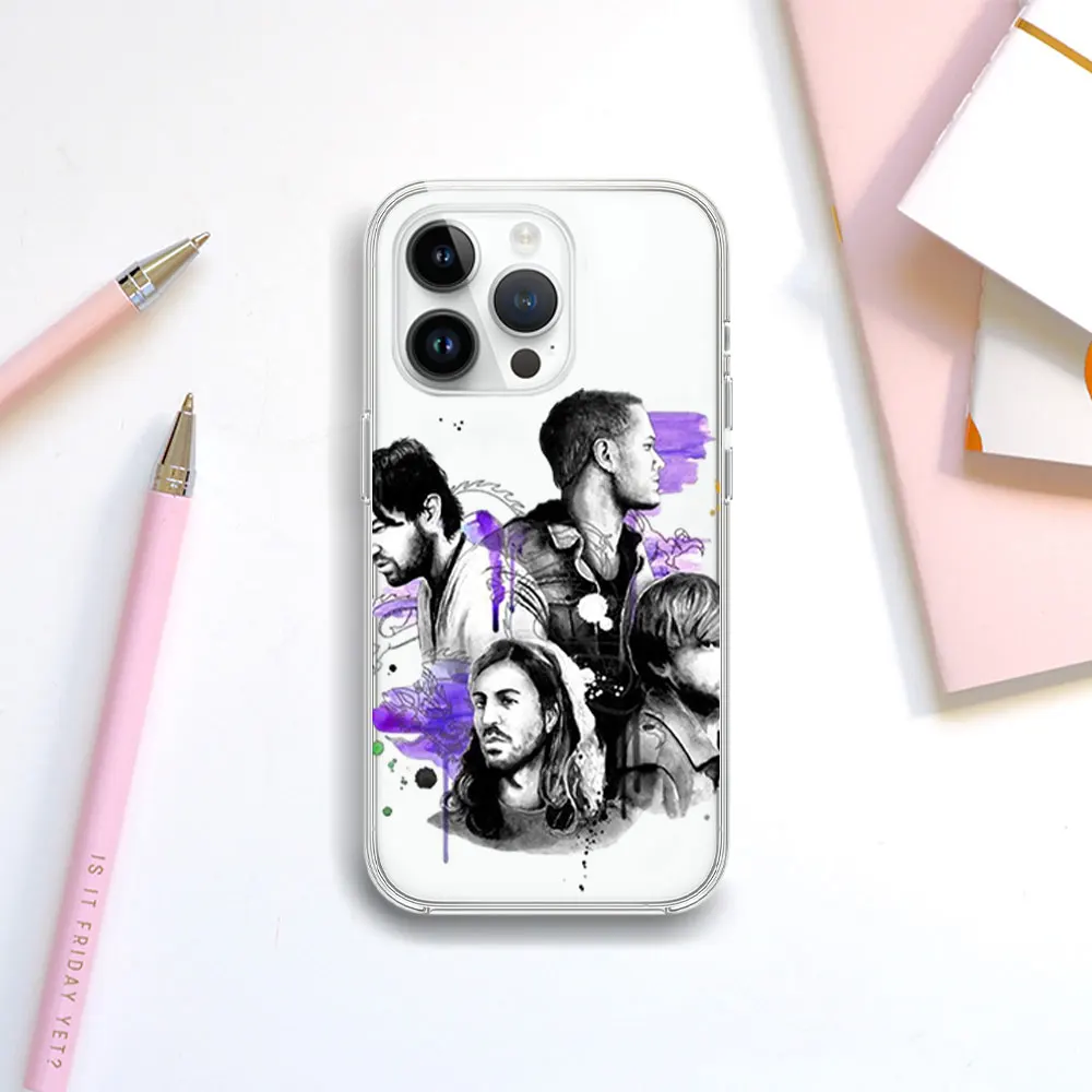 I-Imagine Dragons Band Transparent Phone Case For Samsung S21 S22 S23 S24 PLUS ULTRA  A04 A14 A23 A31 A34 A35 5G Shell