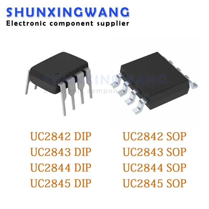 10pcs UC2845BN  DIP-8 UC2845 UC2845AN UC2845N UC2842AN UC2843AN UC2844AN UC2842BN UC2843BN UC2844BN UC2842 UC2843 UC2844 SOP-8