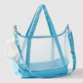blue single shoulder
