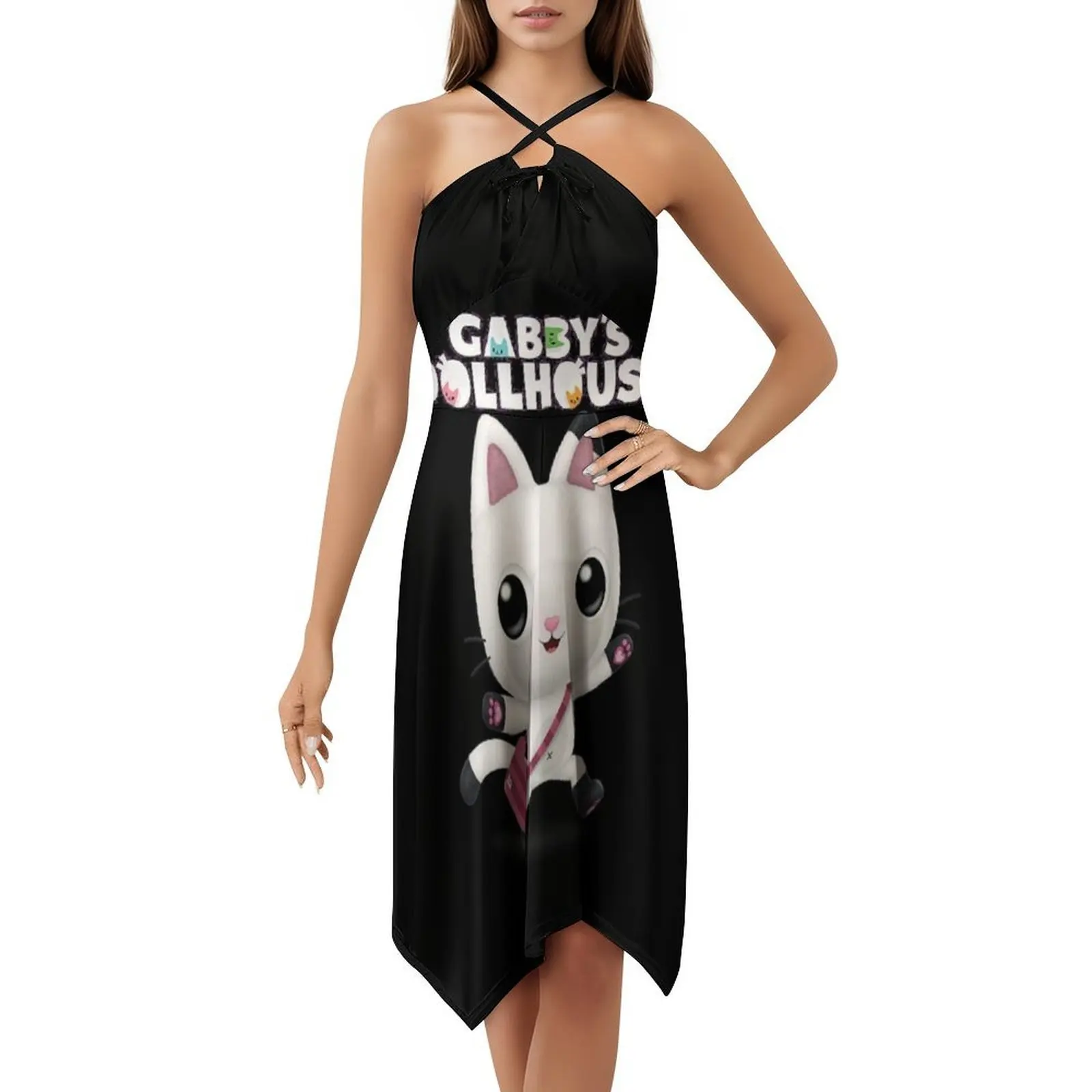 Gabby Dollhouse Boho Chic Dress Elegant Fashion Beach Wedding Party Gown Kids Gabby Dollhouse Cute Gabby Woman Clothes