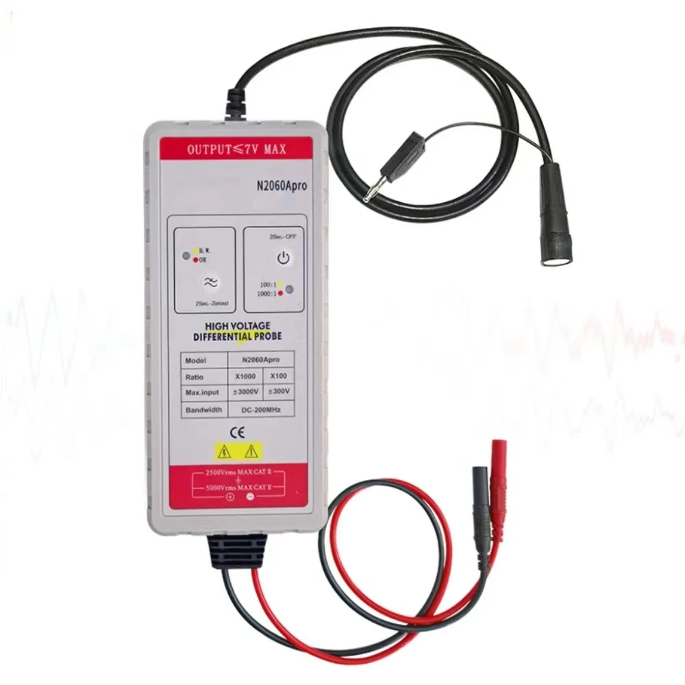 200MHz 6kVp-p Oscilloscope Probe with High Frequency Differential Probe 008