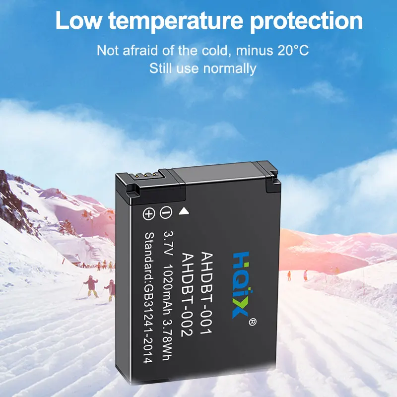 HQIX для Gopro HERO1 HERO2 Камера HDBT-001 002 двойной заряд зарядное устройство Аккумулятор