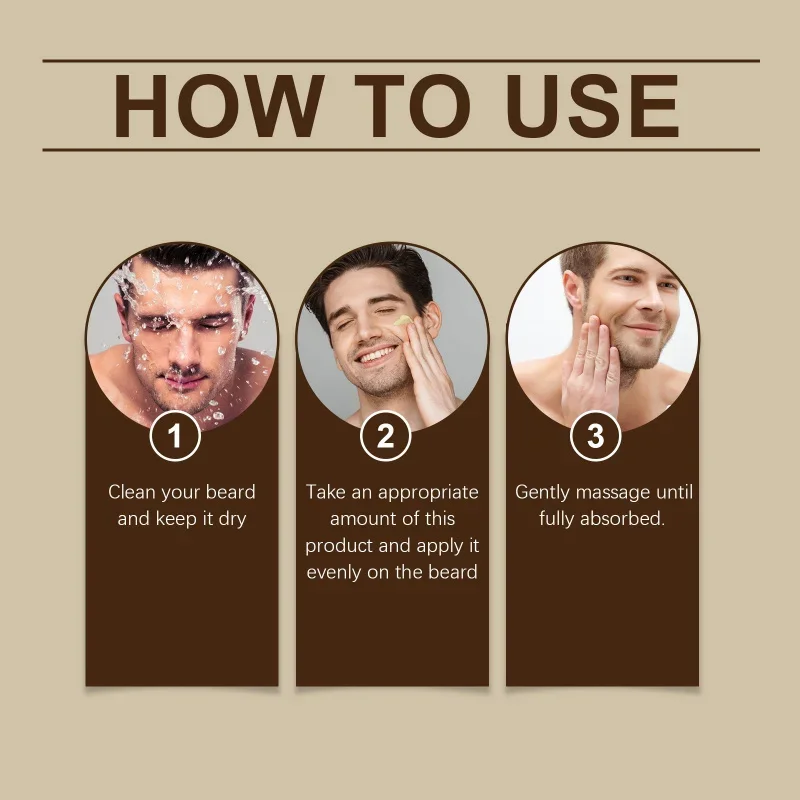 Воск для ухода за кожей бороды для мужчин — питает