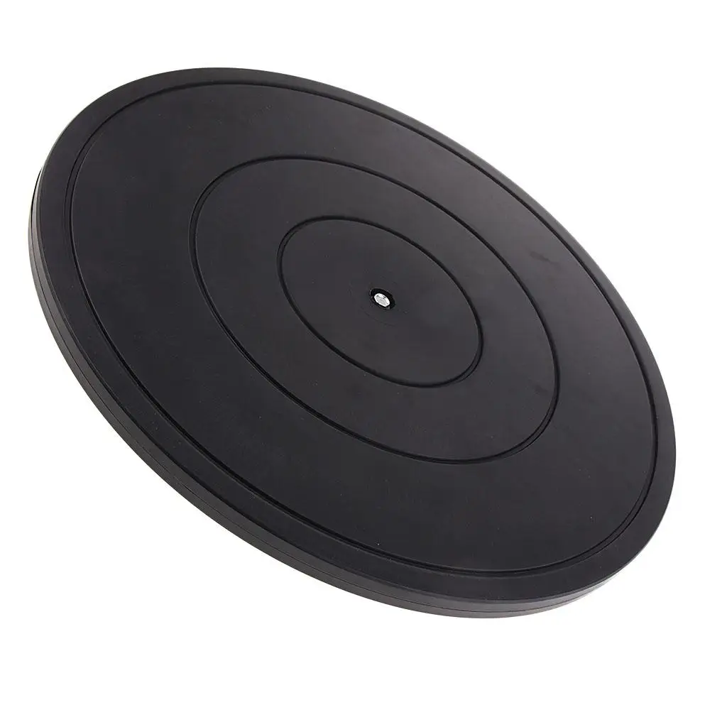

Lazy Susan Turntable 15 Inch 360 Rotating Display Base Plastic Swivel Board for Sculpture Pottery Wheel Painting