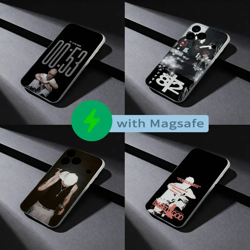

F-Fortuna812 Basedgod Phone Case For iPhone 17,16,15,14,13,12,X,XS,Pro,Max,Plus,E,Air,Mini with Magsafe Magnetic Frosted Clear