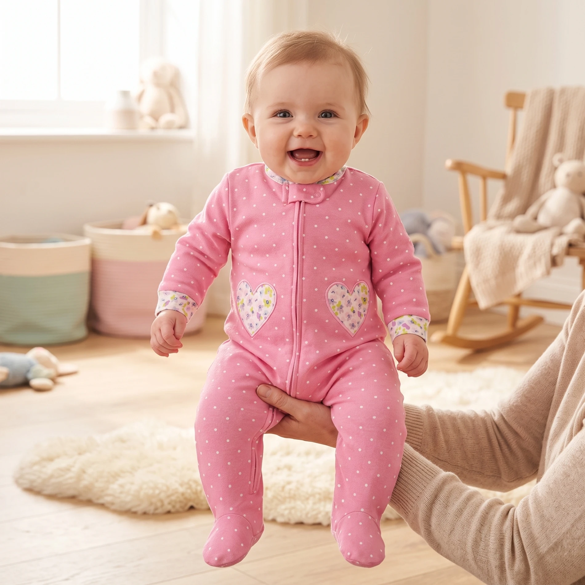 Combinaison à pieds en coton d - Cotton Baby Onesies Zipper avis et prix