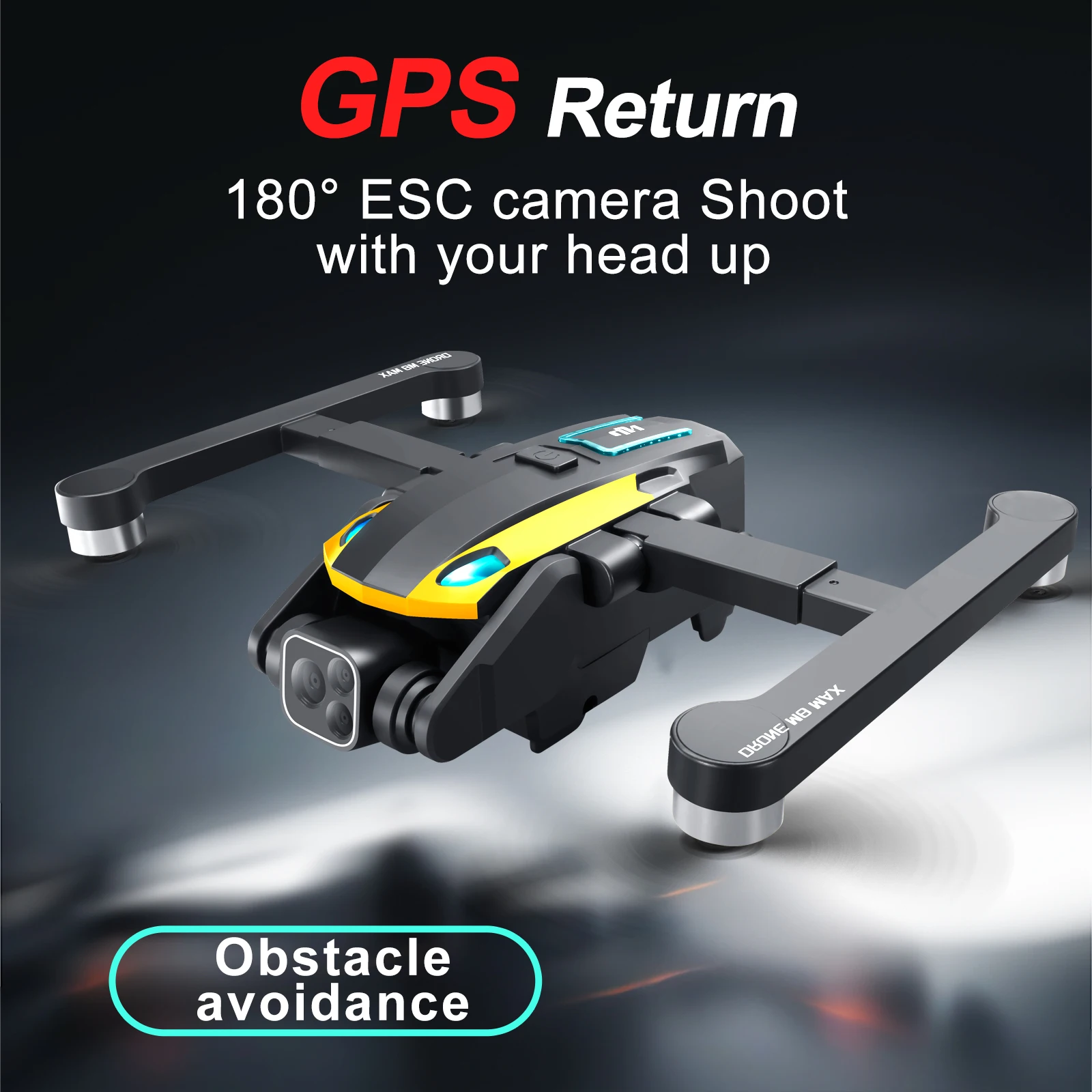 Drone professionnel m8pro RC 8K pour touristes, caméra HD grand angle, évitement d'obstacles, flux optique, pliable, WIFI, quadrirotor sans balais